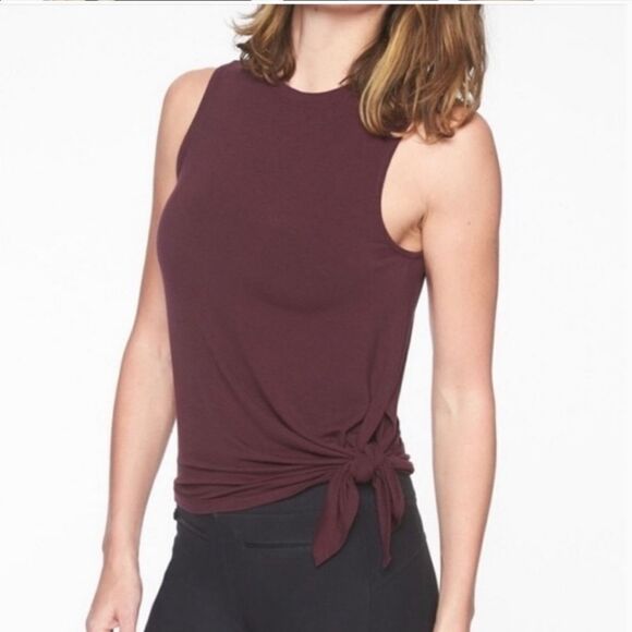 Athleta Cloudlight Asymmetrical Side Tie Tank S - Picture 1 of 4